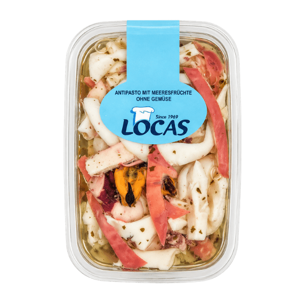 Meeresfrüchte Antipasti ohne Gemüse (200g) Locas - Araxxon